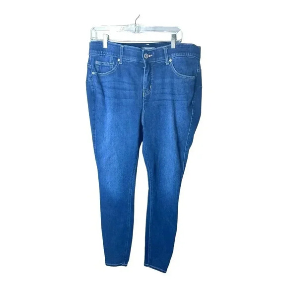 ⭐️Host Pick ⭐️Torrid feel the fit bombshell skinny denim blue Jeans size 16R - Picture 2 of 8